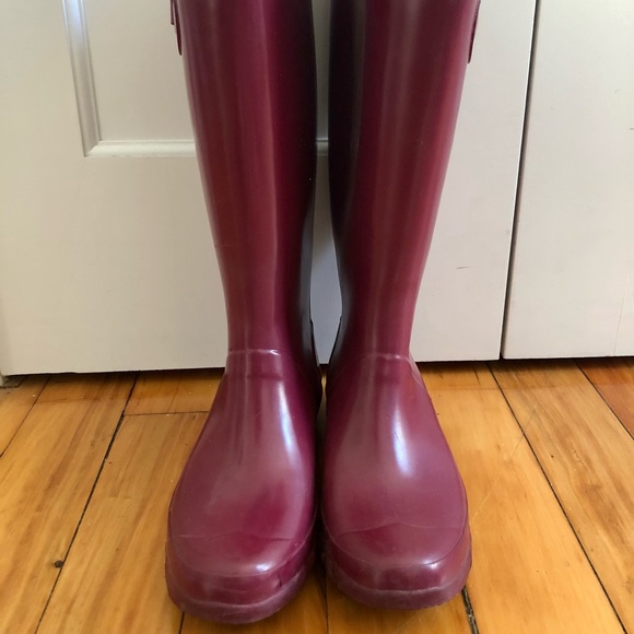 Hunter rain boots US 7M/8F EU 39 UK 6 - Picture 2 of 4